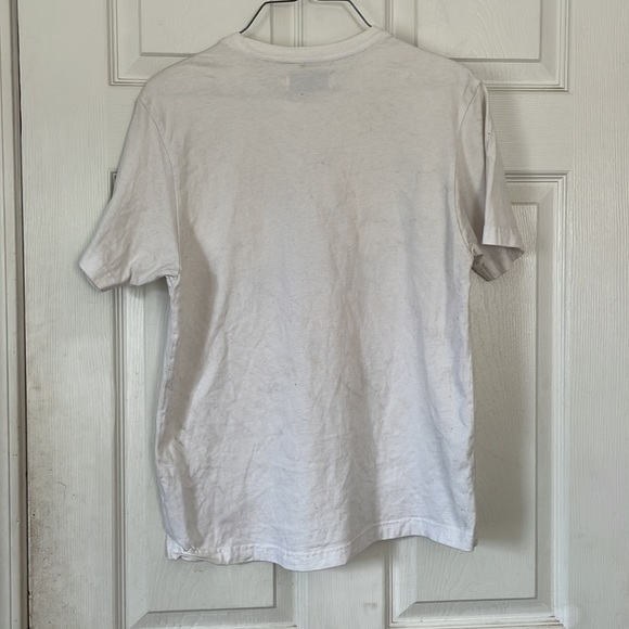 Teddy Fresh merch white crew neck teddy t shirt short sleeve sz M cotton stained - Picture 3 of 17